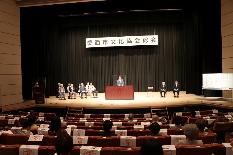 文化協会総会での市長挨拶