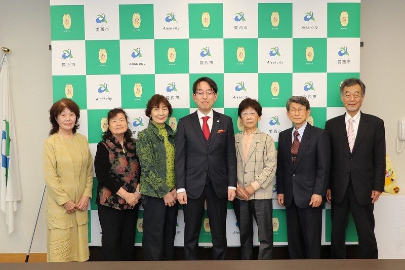 元民生・児童委員の表敬訪問