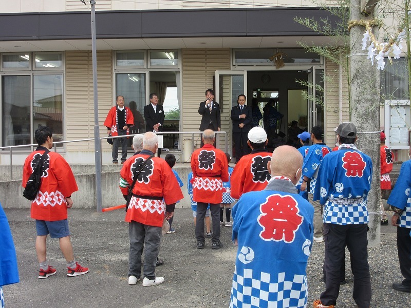 富士浅間社秋の大祭での市長挨拶