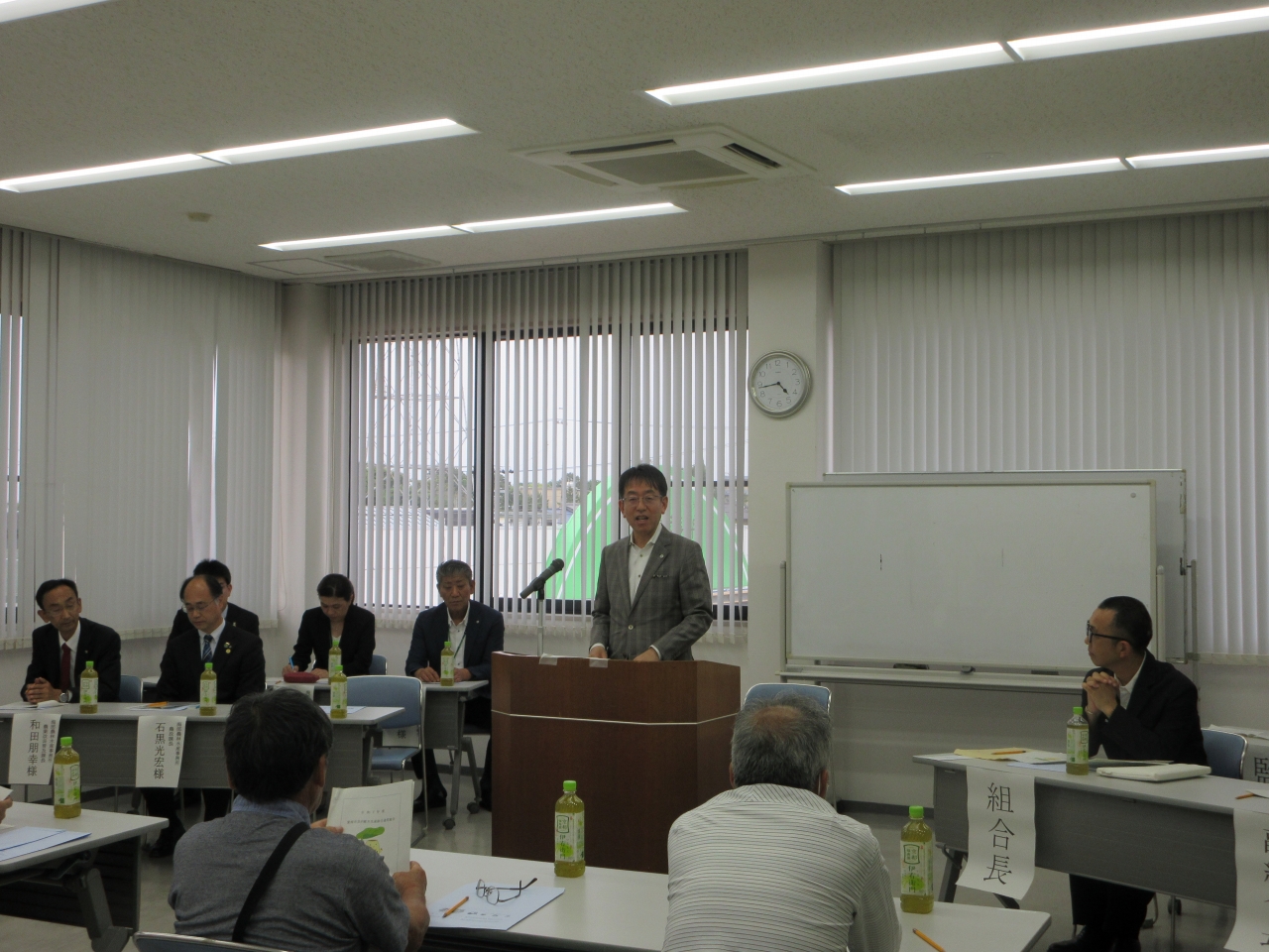 花き植木生産組合通常総会での市長挨拶